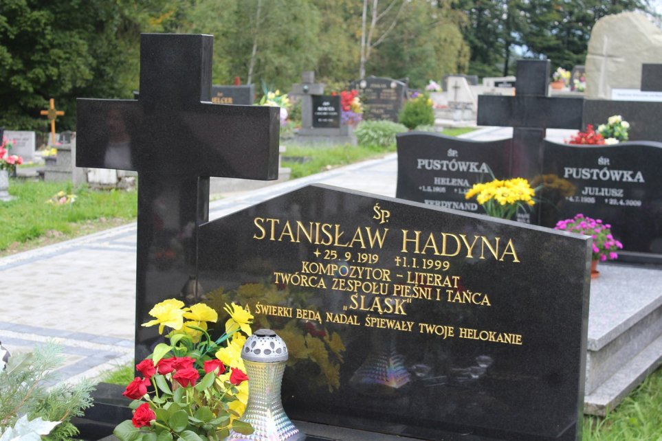 Grób Stanisława Hadyny na cmentarzu na Groniczku